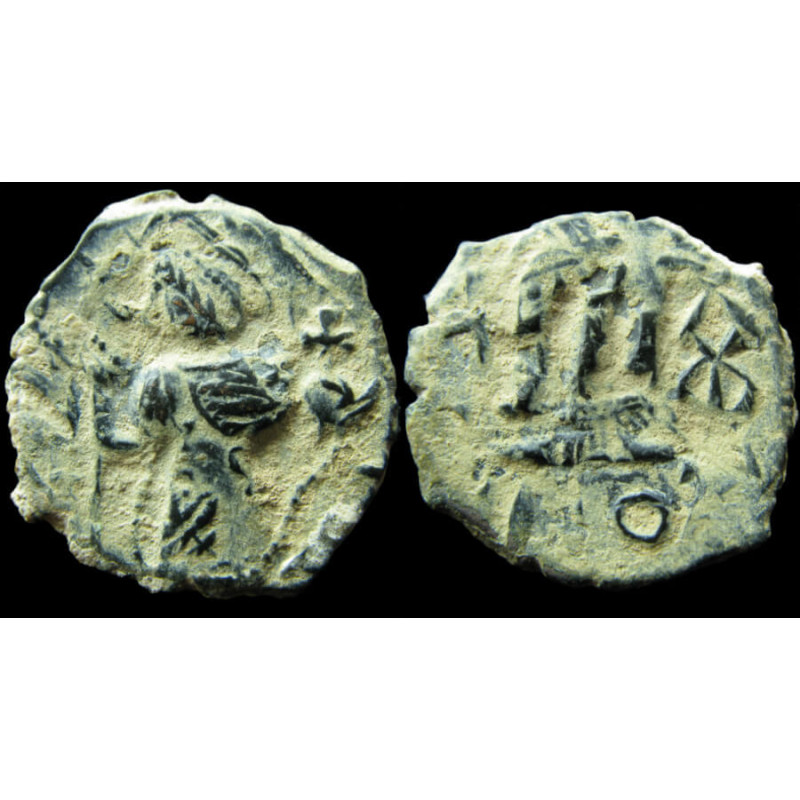 Constans II – Follis frappé à Constantinople – Type au grand M – SB 1000