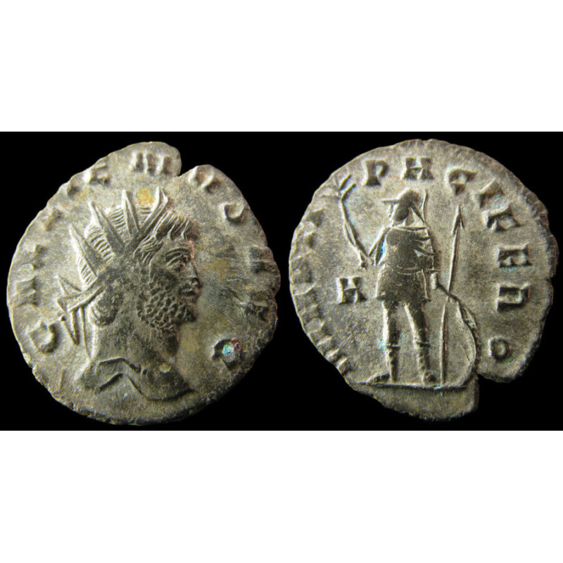 Gallien – Antoninien frappé à Rome – MARTI PACIFERO – Mir.570a