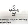 Thedorichou. Sceau byzantin en plomb (Ø 17/19 mm, 6 g). VIᵉ siècle