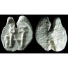 Byzantios (?) - Sceau byzantin en plomb (Ø 15 mm, 2,18 g). VIᵉ–VIIᵉ siècle