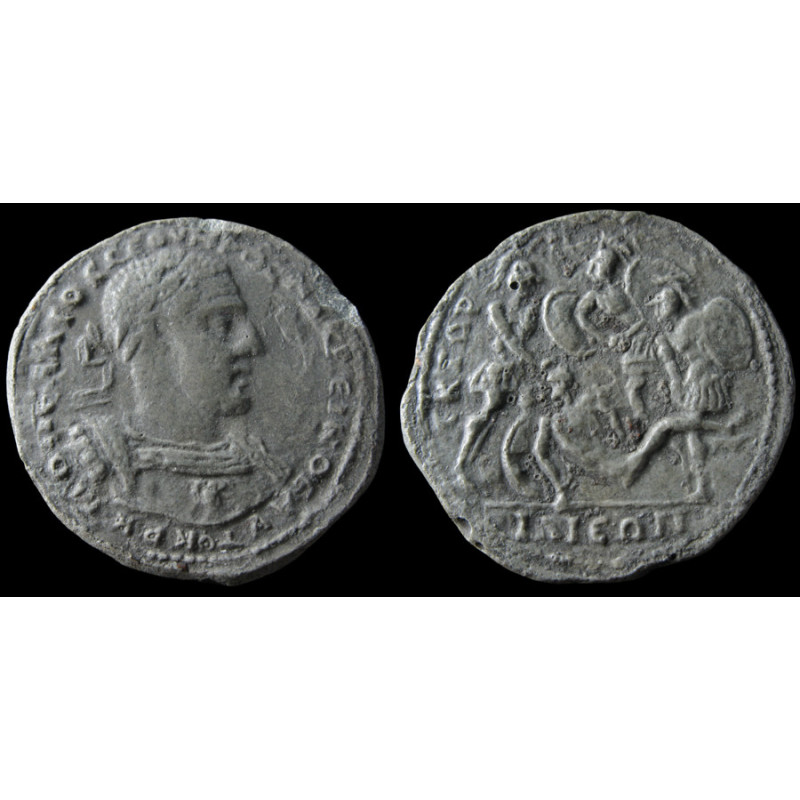 Moulage ancien en soufre par Mionnet ou Visconti – Macrin – Ilion (Troade) – Hector et Patrocle – RPC Online type 394