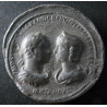 Moulage ancien en soufre par Mionnet ou Visconti – Médaillon romain – Sévère Alexandre et Orbiana – TEMPORVM FELICITAS