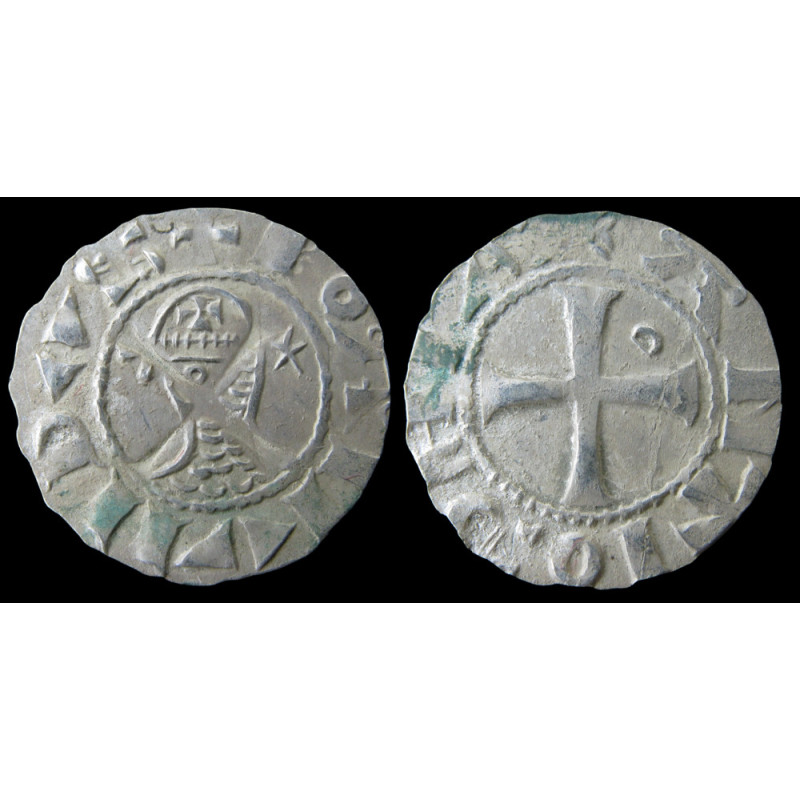 Bohémond III – Denier – Principauté d'Antioche – ANTIOCHIA