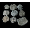 Lot de 9 sceaux byzantins en plomb à décrypter. Vᵉ–VIIᵉ siècle