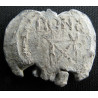 Bonos, fils de Polychronios. Sceau byzantin en plomb (Ø 22 mm, 10,31 g). VIᵉ–VIIᵉ siècle.