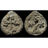 Thomas, diacre. Sceau byzantin en plomb (Ø 21 × 24 mm, 14,91 g). VIᵉ–VIIᵉ siècle.