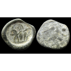 Cavalier. Tessère byzantine...