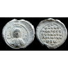 Théophylacte, primicier. Sceau byzantin en plomb (Ø 20 mm, 6,51 g). Xᵉ–XIᵉ siècle.