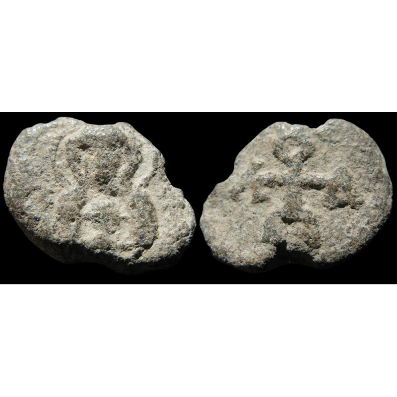Paul. Sceau byzantin en plomb (Ø 22 mm, 7,20 g). Vᵉ–VIᵉ siècle.
