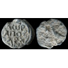 Théodore, ancien préfet. Sceau byzantin en plomb (Ø 18 × 20 mm, 6,38 g). VIᵉ–VIIᵉ siècle.
