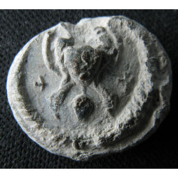 Jean, métropolite (?) Sceau byzantin en plomb (Ø 19 mm, 7,25 g). VIᵉ–VIIᵉ siècle.