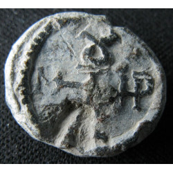 Jean, métropolite (?) Sceau byzantin en plomb (Ø 19 mm, 7,25 g). VIᵉ–VIIᵉ siècle.