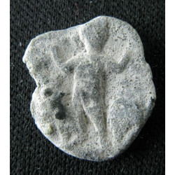 Tessère, prophète Daniel entre deux lions. (Ø 14 mm, 1,52 g). Ve–VIe siècle (?).