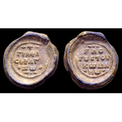 Komanos. Sceau byzantin en...