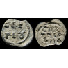 Sergios, stratelate. Sceau byzantin en plomb (Ø 21 mm, 8,51 g). VIᵉ–VIIᵉ siècle.