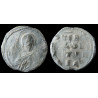 Théodore, stratelates et illustrios (?). Sceau byzantin en plomb (Ø 21 mm, 6,20 g). XIᵉ siècle.