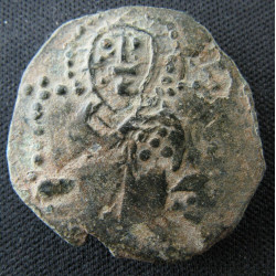 Croisades - Comté d'Édesse – Joscelin Iᵉʳ ou Joscelin II – Follis – Christ Pantocrator – RRR !