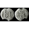 Anastase, stratélate. Sceau byzantin en plomb (Ø 21,2 mm, 8,31 g). VIIe siècle.