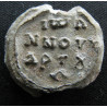 Jean, chartulaire. Sceau byzantin en plomb (Ø 21 mm, 8 g). VIe-VIIe siècle.