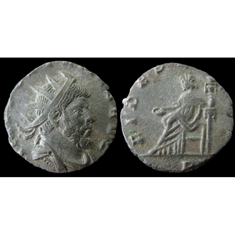 Auréolus – Antoninien – Milan – FIDES EQVIT – AGK 18c