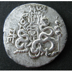 Cistophore - Mysie, Pergame – Tétradrachme cistophorique – Cista mystica – SNG BN 1747-8