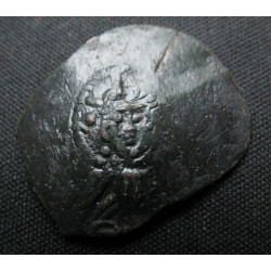 Empire latin de Constantinople – Trachy de grand module – Christ / Archange Michel – Sear 2036