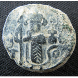 Arabo-byzantin – Fals – Figure impériale à l'oiseau