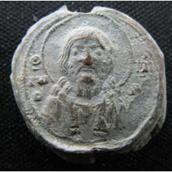 Jean, asèkrètis. Sceau byzantin en plomb (Ø 19,4 mm, 6,02 g). Xᵉ/XIᵉ siècle.