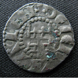 Baudouin III – Denier « rough coinage » série 3 – Jérusalem – +DE IERVSALEM – Metcalf 151-153