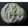 Elpidios et Thomas (?) Sceau byzantin en plomb (Ø 18 mm, 5,92 g). VIIᵉ siècle