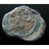 Zenonianos, stratélatès. Sceau byzantin en plomb (Ø 19 × 22 mm, 13,60 g). VIᵉ siècle.