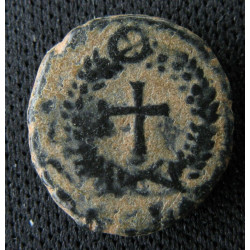 Théodose II – Nummus (AE4) – Croix au revers