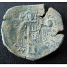 Empire latin de Constantinople – Trachy d'imitation – Buste du Christ / Empereur debout – Sear 2024 Grand module