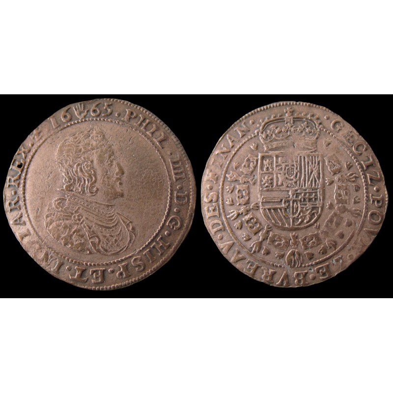 Philippe IV d'Espagne – Jeton du Bureau des Finances de Brabant frappé à Anvers – Dugniolle 4215