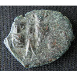 Constans II – Follis frappé à Constantinople – Quatre empereurs héracliens – SB 1013 – DOC 88f