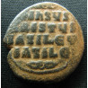 Sear 1813 - Follis anonyme de classe A2 attribué à Basil II et Constantin VIII (976-1025)