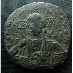 Basile II et Constantin VIII – Follis anonyme de classe A2 – Grand module (29 mm) – Sear 1813