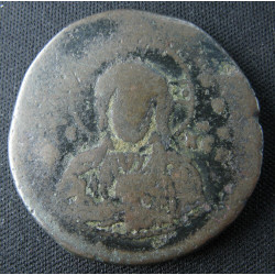 Basile II et Constantin VIII – Follis anonyme de classe A2 – Grand module (32 mm / 17,11 g) – Sear 1813