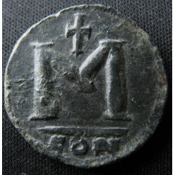 Anastase Iᵉʳ – Follis frappé à Constantinople – Petit module – Sear.14