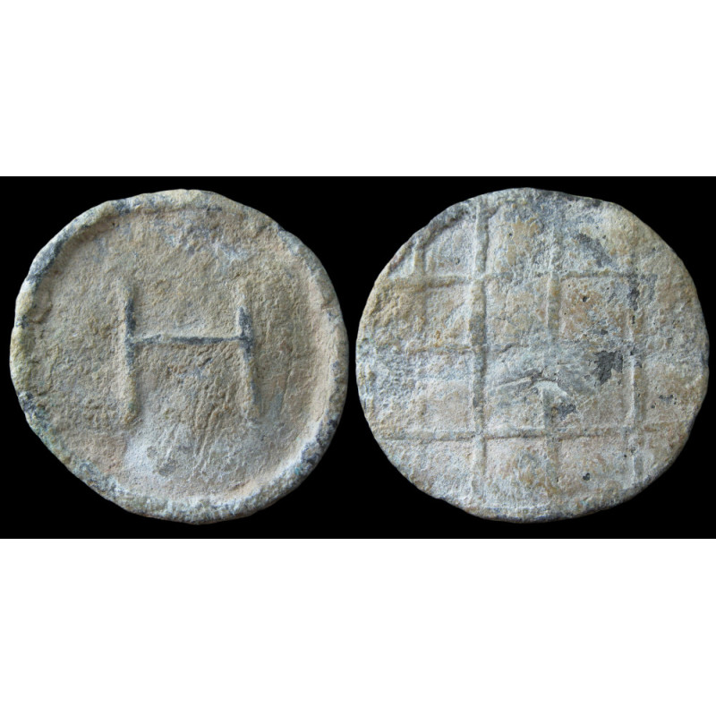 Poids monétaire grec de 8 drachmes – Lettre Η (êta) – IVᵉ–Iᵉʳ siècle av. J.-C.