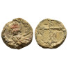 Jean, métropolite. Sceau byzantin en plomb (Ø 19,4 mm, 10,3 g). VIᵉ–VIIᵉ siècle.