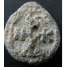 Thomas, diacre. Sceau byzantin en plomb (Ø 21 × 24 mm, 14,91 g). VIᵉ–VIIᵉ siècle.