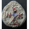 Thomas, diacre. Sceau byzantin en plomb (Ø 21 × 24 mm, 14,91 g). VIᵉ–VIIᵉ siècle.