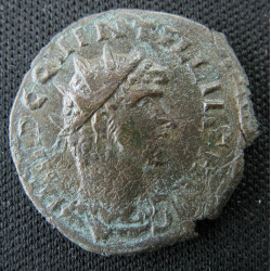 Quintille / Gallien – Antoninien hybride –  NEPTVNO CONS AVG – Non répertorié