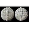 Théophylacte, spathaire impérial et juge de Charsianon. Sceau byzantin en plomb (Ø 23 mm, 9,45 g). Vers 1032.