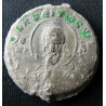Théophylacte, spathaire impérial et juge de Charsianon. Sceau byzantin en plomb (Ø 23 mm, 9,45 g). Vers 1032.