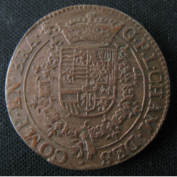 Albert et Isabelle – Jeton de la Chambre des Comptes de Brabant 1615 – Dugniolle 3719