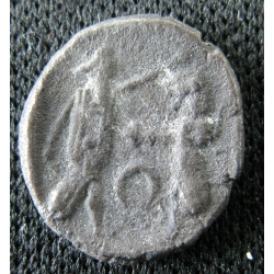 Sidon – Obole frappée à Sidon – Galère / Roi perse combattant un lion – HGC 10, 257