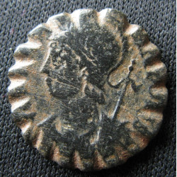 Poids monétaire de ½ nomisma sur nummus de Constantinopolis, Antioche (330-354)