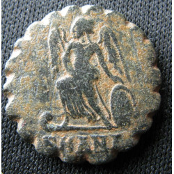 Poids monétaire de ½ nomisma sur nummus de Constantinopolis, Antioche (330-354)
